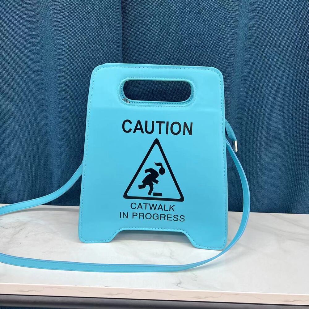 "Caution" Design Handbag - Picture 11 of 14
